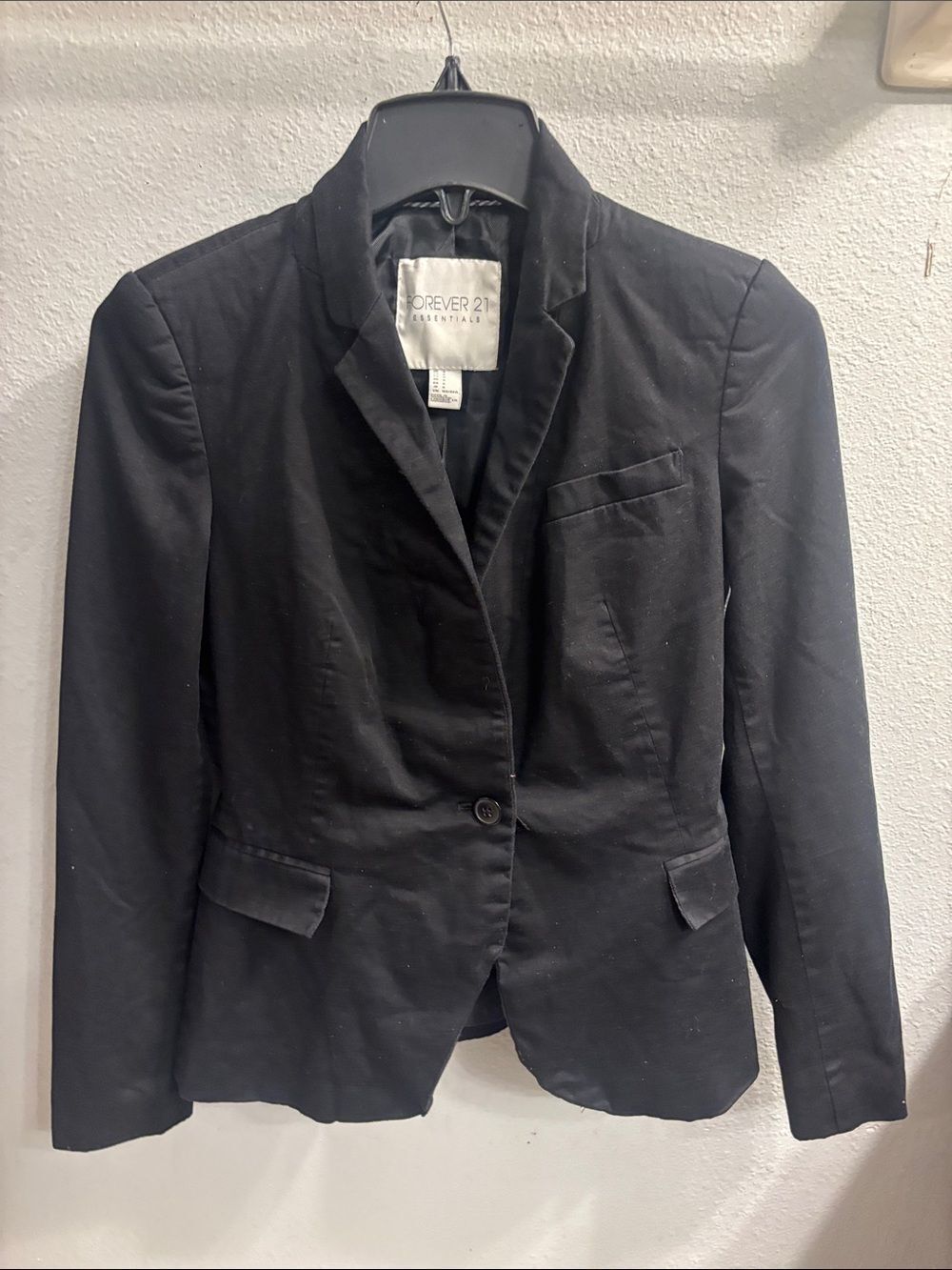 Forever 21 Black Single-Button Blazer